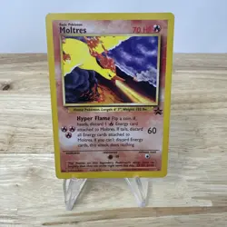 Pokemon Wotc Black Star Promo Rare #21 MOLTRES - Image 1