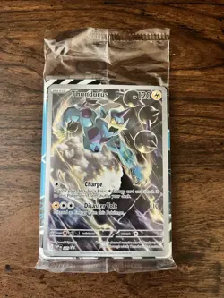 Thundrus 209 Pokemon Black Bolt ETB promo Card Sealed With Dividers - Image 1