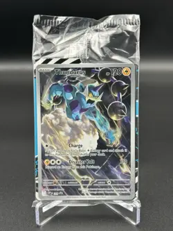 Thundrus 209 Pokemon Black Bolt ETB promo Card Sealed With Dividers - Image 1