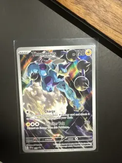 Thundrus 209 Pokemon Black Bolt ETB promo Card Sealed With Dividers - Image 1