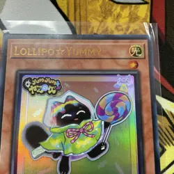 YUGIOH LOLLIPOP YUMMY ULTRA RARE 1ST NEAR MINT JUSH-EN018 - Image 2