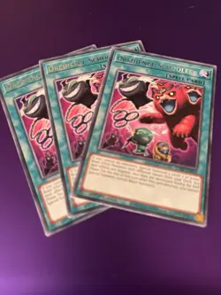 JUSH-EN029 Obedience Schooled x3 Rare 1st Ed YuGiOh Playset - Image 1