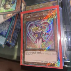 YUGIOH • DARK MAGICIAN GIRL • PLATINUM SECRET RARE • RA03-EN123 • 1st ED • NM - Image 1