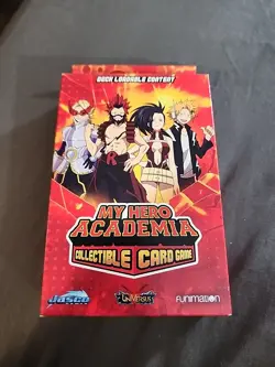 My Hero Academia Collectible Card Game Deck Loadable Content NEW SEALED BOX - Image 1