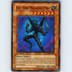 Yugioh Evil Hero Malicious Edge DP06-EN006 1st Edition Super Rare Holo - NM 💎 - Image 1