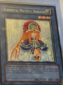 YUGIOH! EURO Elemental Mistress Doriado TLM-EN034 Ultimate Rate 1st Ed PSA 9 - Image 3