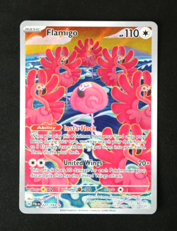 Pokemon Card TCG - Flamigo 227/193 - Paldea Evolved - Illustration Rare - NM ⭐ - Image 1