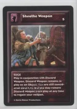 1996 Highlander - The Card Game Base Sheathe Weapon fm0 - Image 1