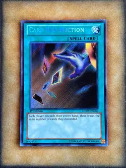 Yugioh Card Destruction LCYW-EN060 Secret Rare 1st Ed LP - Image 1
