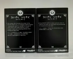 Death Note Yami Sand Miss Set Konami Trading Card - Image 2
