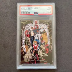 Psa9 Death Note Card No.2 Special Light L Misa - Image 1