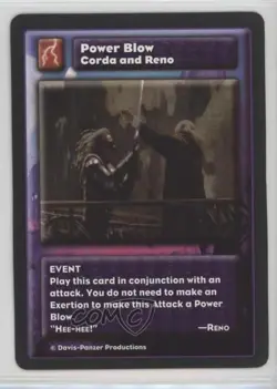 1996 Highlander - The Card Game Base Power Blow Corda and Reno fm0 - Image 1