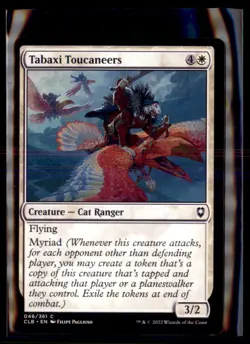 Magic: The Gathering Tabaxi Toucaneers Commander Legends: Battle for 5 Card Lo - Image 1