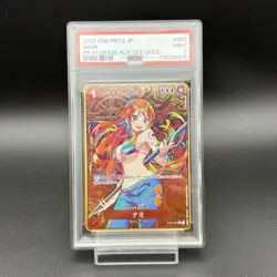 2024 One Piece Card Nami ST01-007 GOLD SP Storage Box Set Promo PSA10 JP - Image 3