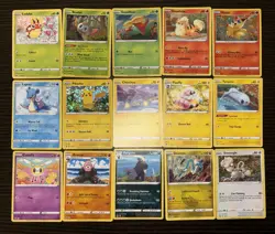 2022 McDonald’s Pokemon Complete 15-Card Set - 6 Holos (Pikachu, Smeargle, More) - Image 1