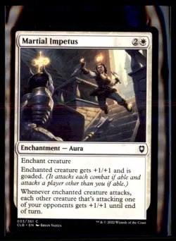 Magic: The Gathering Martial Impetus Commander Legends: Battle for Ba 4 Card Lo - Image 1