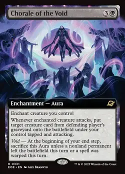 MTG CHORALE OF THE VOID 331 FOIL EXC - CORALE DEL VUOTO - EOE X EN - MAGIC - Image 1