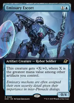 MTG EMISSARY ESCORT 326 FOIL EXC - SCORTA DELL’EMISSARIO - EOE X EN - MAGIC - Image 1
