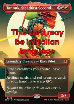 MTG TANNUK, STEADFAST SECOND 296 EXC - TANNUK, SECONDO RISOLUTO - EOE X IT - Image 1