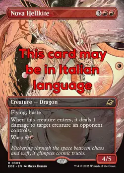 MTG NOVA HELLKITE 309 EXC - NIBBIO INFERNALE NOVA - EOE X IT - MAGIC - Image 1