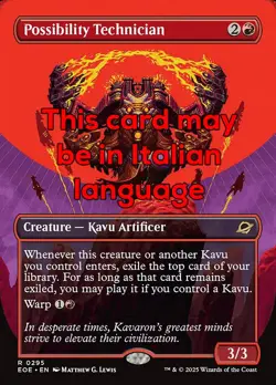 MTG POSSIBILITY TECHNICIAN 295 EXC - TECNICO DELLA POSSIBILITA - EOE X IT - Image 1