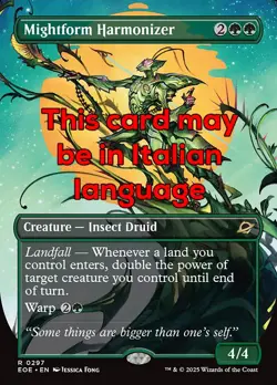 MTG MIGHTFORM HARMONIZER 297 EXC - ARMONIZZATORE FORZAMORFO - EOE X IT - MAGIC - Image 1