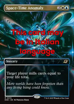 MTG SPACE-TIME ANOMALY 315 EXC - ANOMALIA SPAZIO-TEMPORALE - EOE X IT - MAGIC - Image 1