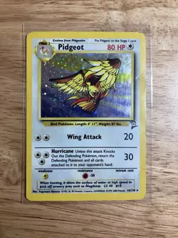 Pidgeot 014/130 Base Set 2 Cosmos Holo - Partial Swirl - WOTC Pokemon TCG - Image 1