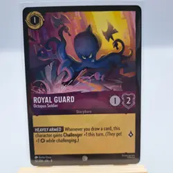 Disney Lorcana Trading Card Game Single Reign Of Jafar Royal Guard #52 - Image 1