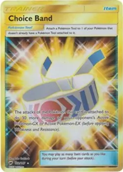 Choice Band (Secret, #162/147) - Holofoil SM - Burning Shadows MP Pokemon - Image 1