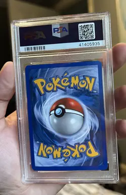 2007 POKEMON POWER KEEPERS FIRE ENERGY HOLO FOIL PSA 10 #104 - Image 2