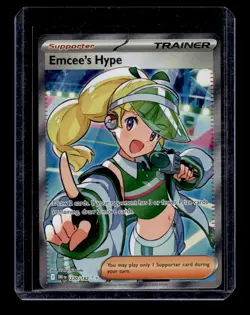 Pokemon Emcee's Hype 220/182 Sv10: Destined Rivals Holo - Image 1
