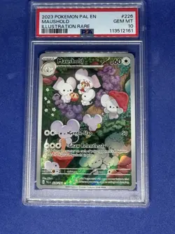 2023 POKEMON PAL EN-PALDEA EVOLVED ILLUSTRATION RARE #226 MAUSHOLD PSA 10 - Image 1
