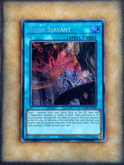 Yugioh Nadir Servant ROTD-EN052 Secret Rare 1st Ed LP - Image 1