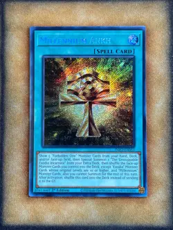 Yugioh Millennium Ankh INFO-EN053 Secret Rare 1st Ed NM - Image 1