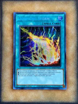 Yugioh Lightning Storm MP22-EN253 Secret Rare 1st Ed NM - Image 1