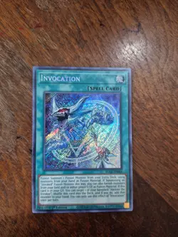 Yugioh Invocation BLAR-EN084 Secret Rare 1st Ed NM - Image 1