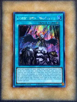 Yugioh Forbidden Droplet RA01-EN064 Platinum Secret Rare 1st Ed NM - Image 1