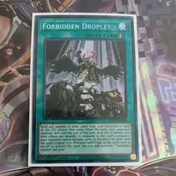 Yugioh Forbidden Droplet MP22-EN254 Secret Rare 1st Ed NM - Image 1