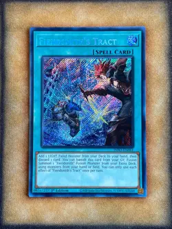 Yugioh Fiendsmith's Tract INFO-EN061 Secret Rare 1st Ed NM - Image 1