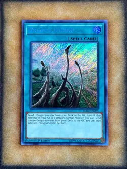 Yugioh Dragon Shrine LCKC-EN075 Secret Rare 1st Ed NM - Image 1
