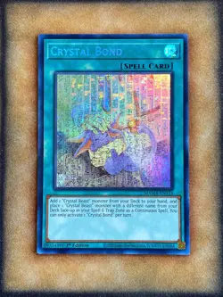 Yugioh Crystal Bond MAMA-EN114 Secret Pharaoh's Rare 1st Ed NM - Image 1