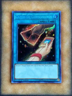 Yugioh Cards of Consonance LCKC-EN092 Secret Rare 1st Ed NM - Image 1