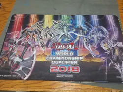 YuGiOh Mekk Knight Playmat 2018 World Championship Qualifier Playmat - Image 1