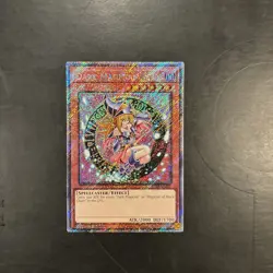 Yugioh! Dark Magician Girl (3rd Art) (Platinum Secret Rare) RA04-EN107 1st Ed. - Image 1