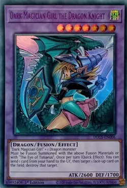 DLCS-EN006 DARK MAGICIAN GIRL THE DRAGON KNIGHT PURPLE ULTRA RARE 1ST ED YuGiOh - Image 1