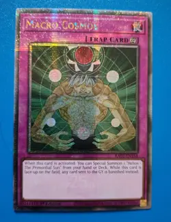 Near Mint Yugioh Macro Cosmos - RA03-EN164 - Quarter Century Secret Rare - Image 1