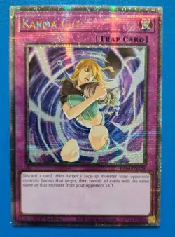 Near Mint Yugioh Karma Cut Quarter Century Secret Rare RA04-EN128 1st Edition - Image 1