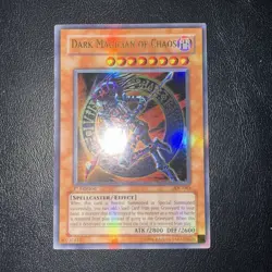 Dark Magician of Chaos IOC-065 Invasion of Chaos-1st Edition LP Yugioh Original - Image 2