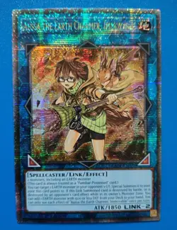 Near Mint Yugioh Aussa the Earth Charmer, Immovable Quarter Century Secret Rare - Image 1
